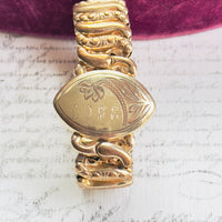 American Queen Sweetheart Expansion Bracelet – “LOVE” Monogram by Pitman & Keeler