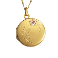 14K Gold Photo Locket