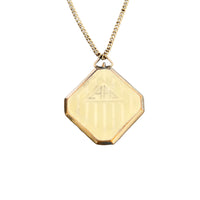 Gold Art Deco Photo Locket