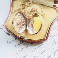 Antique 10K Gold Starburst Locket