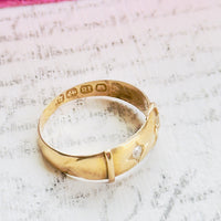 Antique 18k ring circa 1895