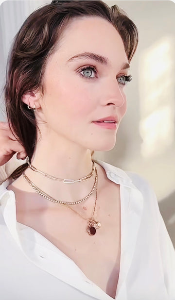 14k Gold Paperclip Chain