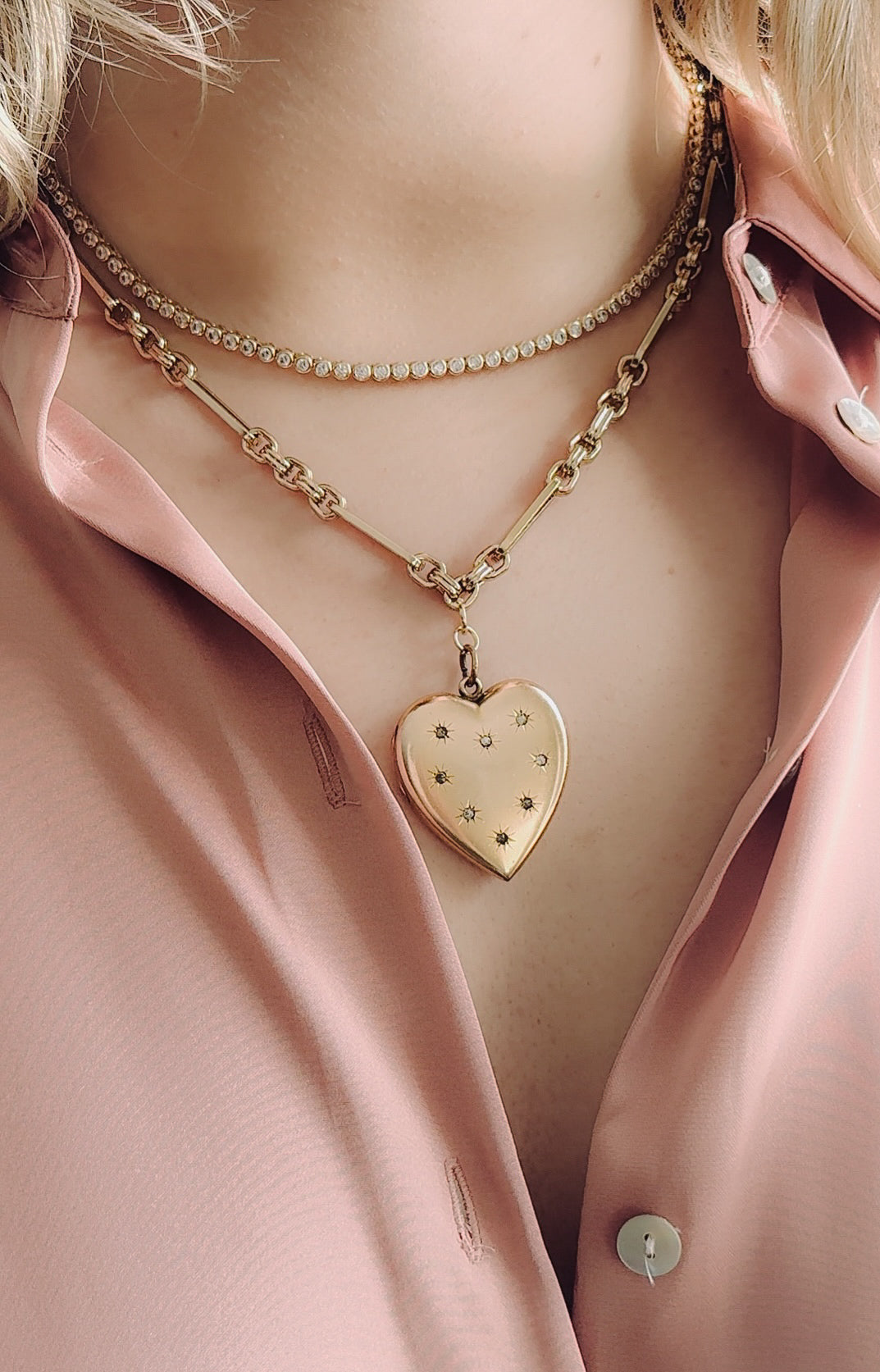 Gold Heart Locket