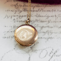 Round Gold Necklace