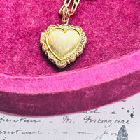 vintage heart locket