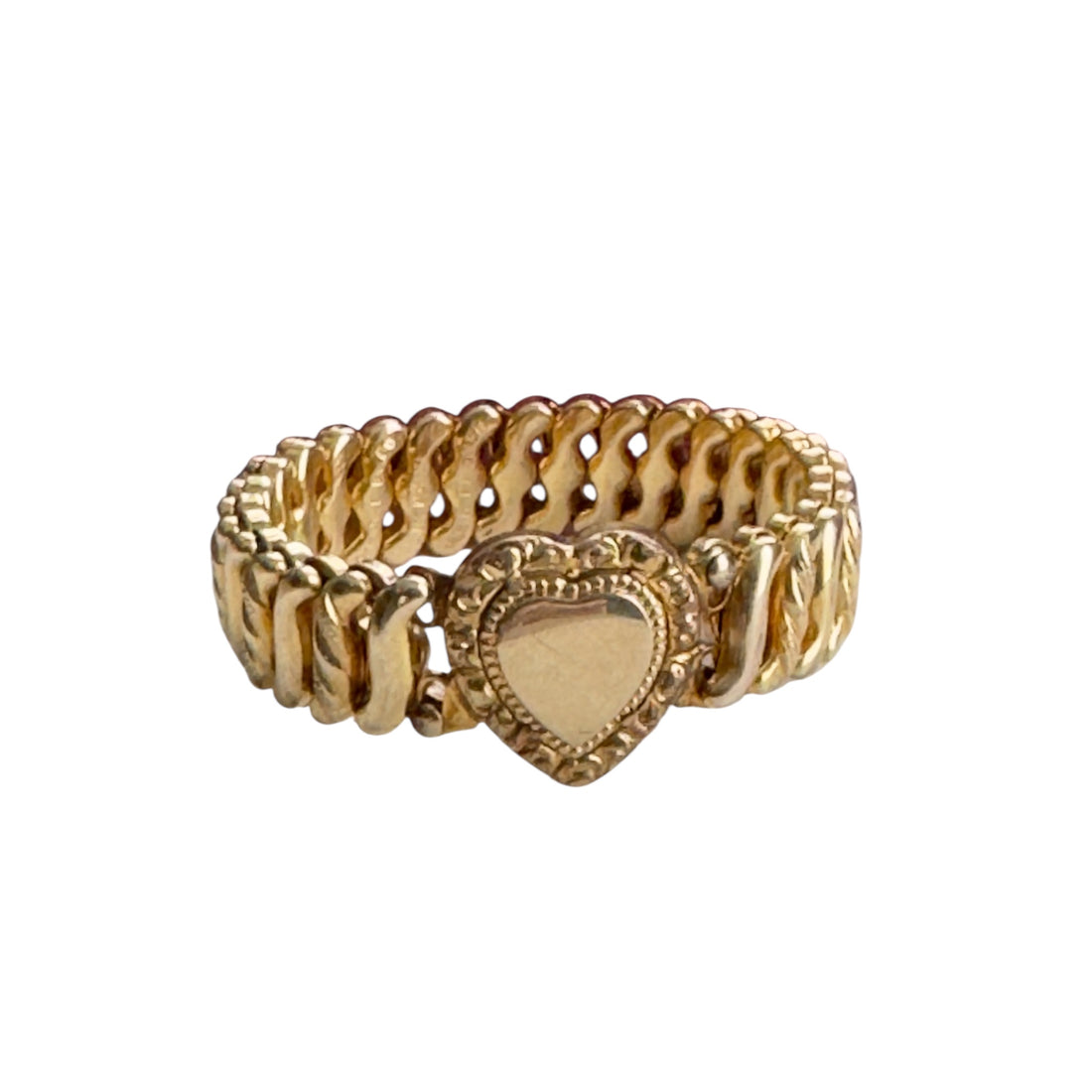 Vintage Carmen D.F.B. Co. Sweetheart Expansion Heart Bracelet