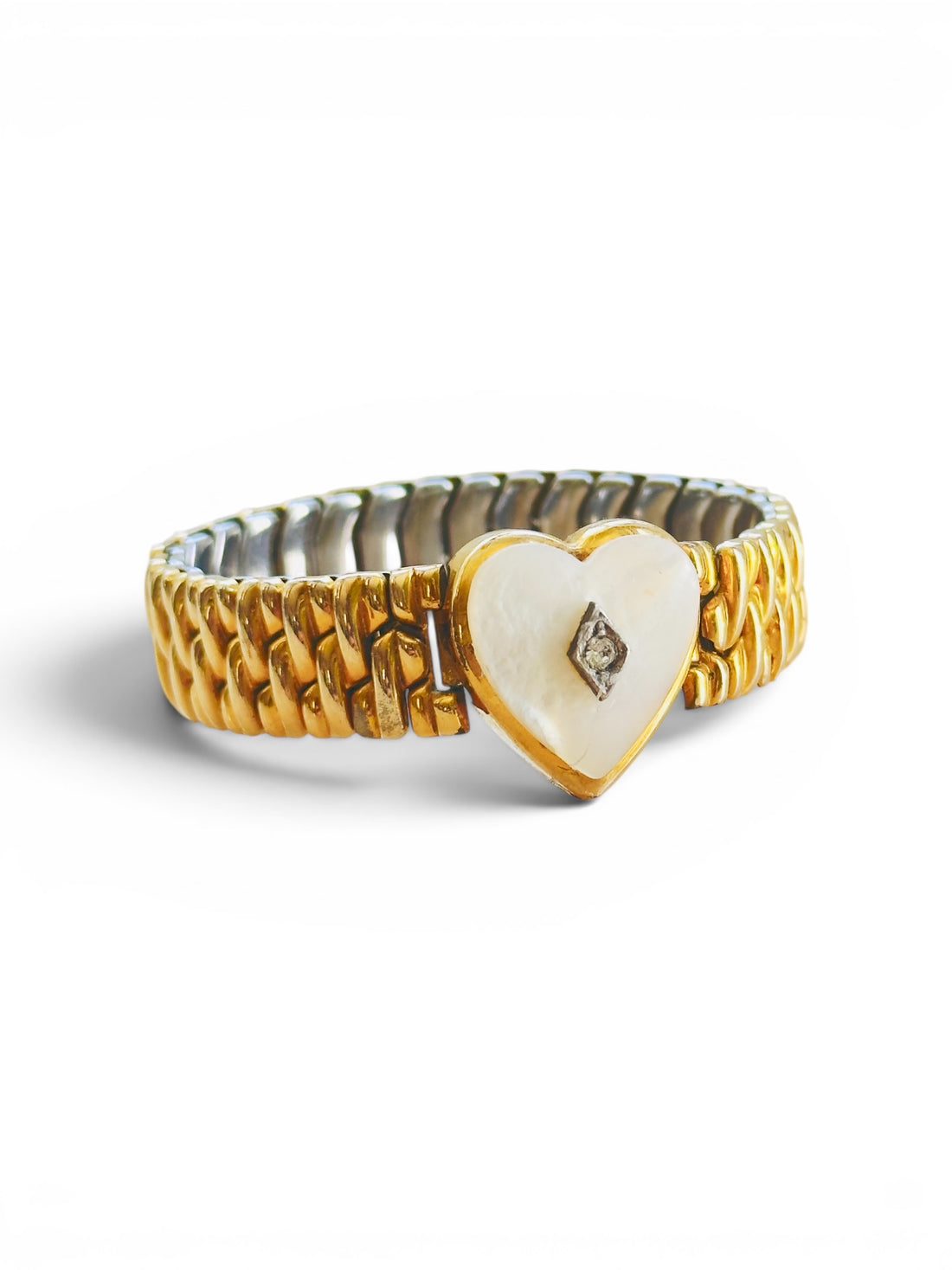 Vintage C0-Star Sweetheart Bracelet | Mother of Pearl Heart