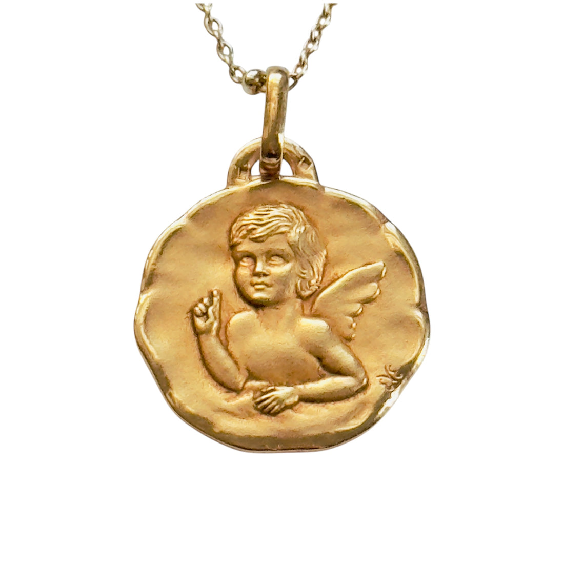 Cherub Pendant Necklace