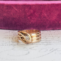 triple coil snake ring