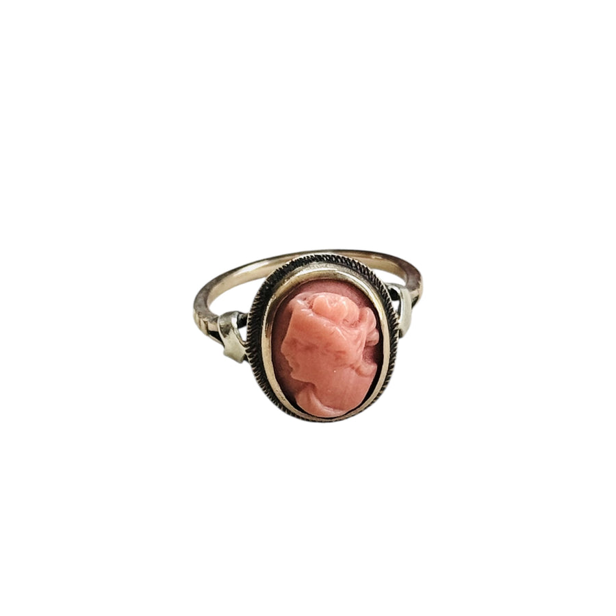 Victorian 14K Cameo Ring