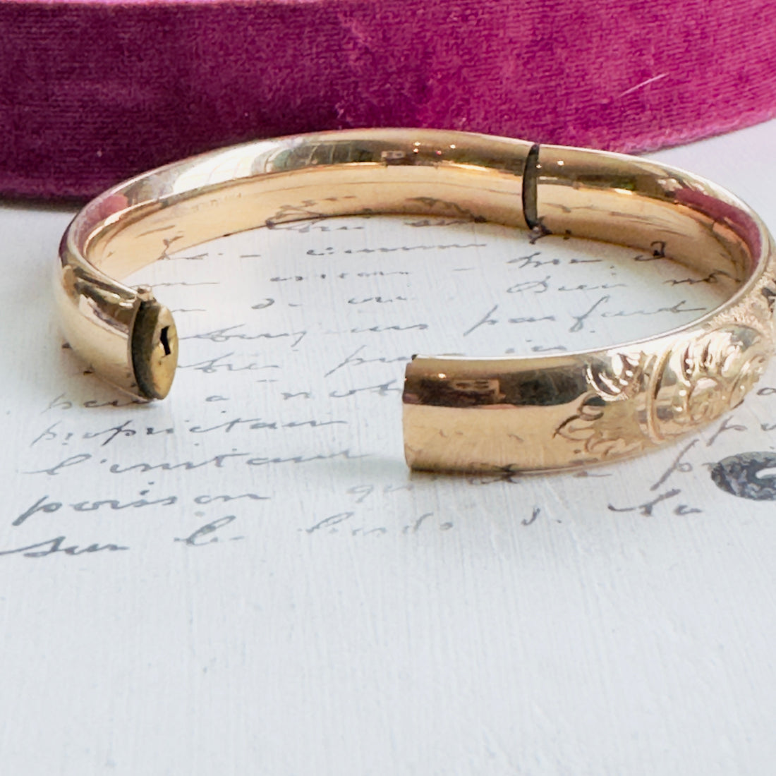 view of hinged bangle