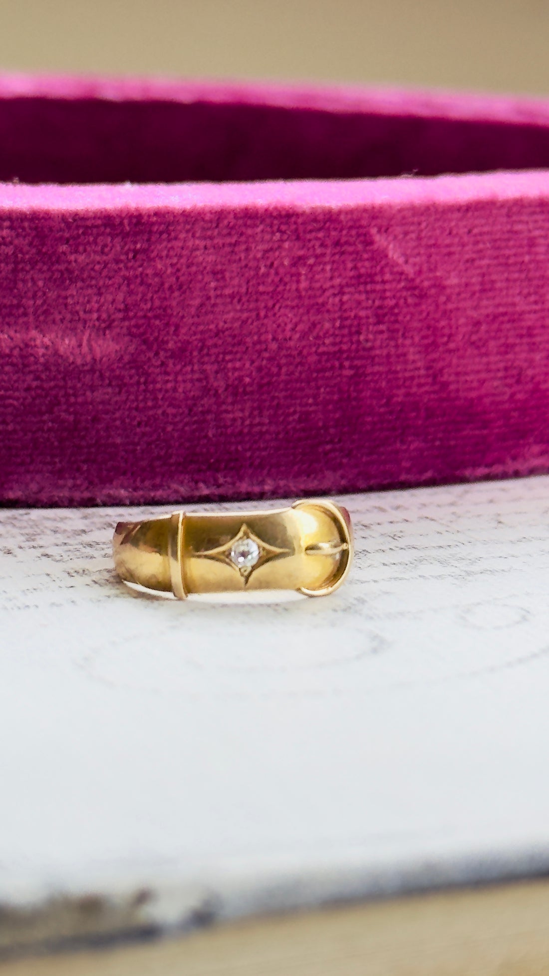 Victorian buckle ring