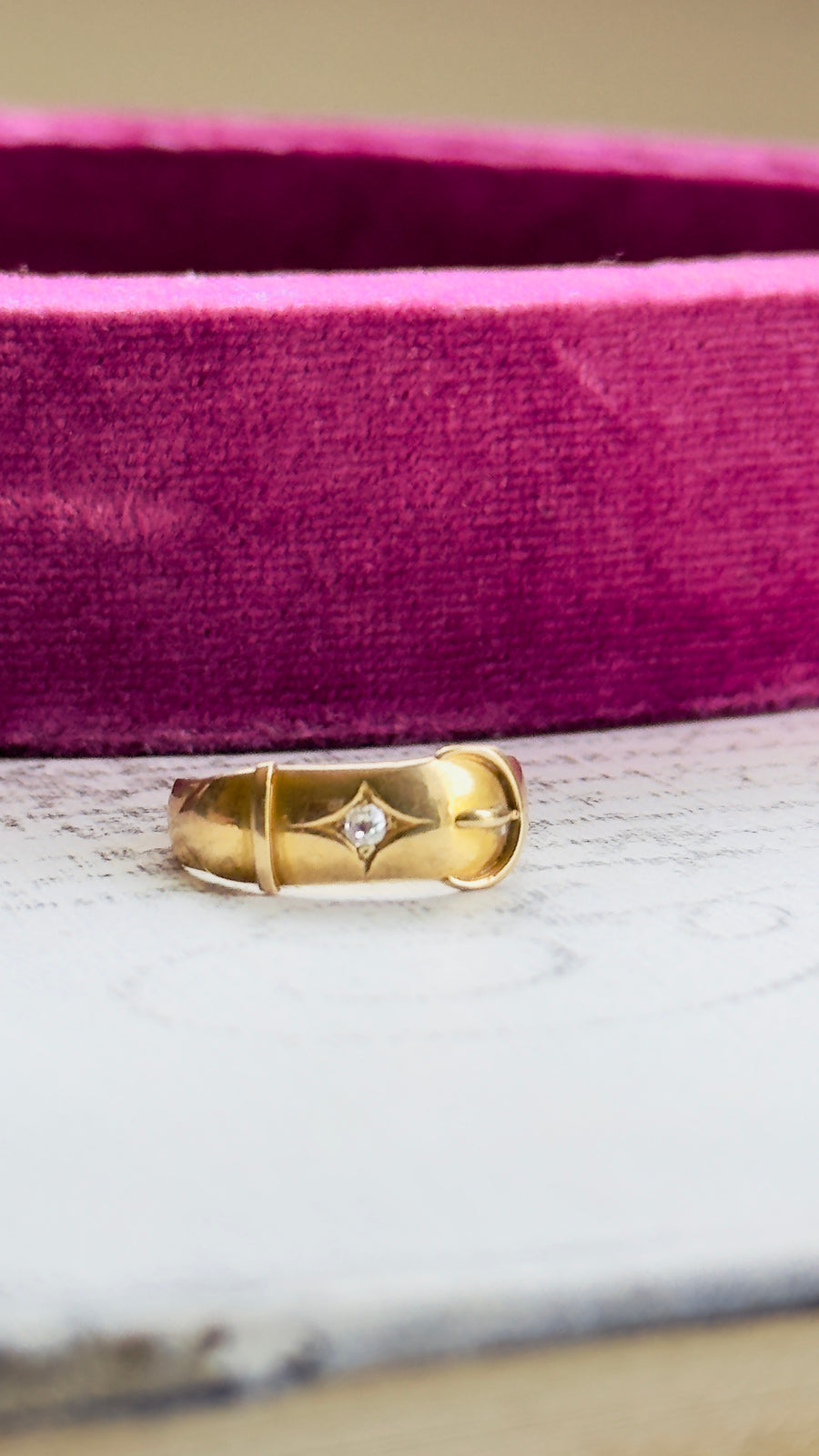 Victorian buckle ring