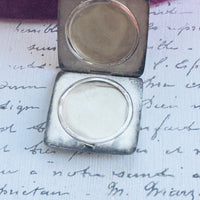 Sterling Silver Art Deco Locket Necklace