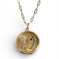 Round Celestial Locket