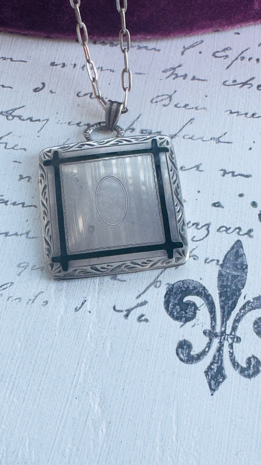 Antique Sterling Photo Locket