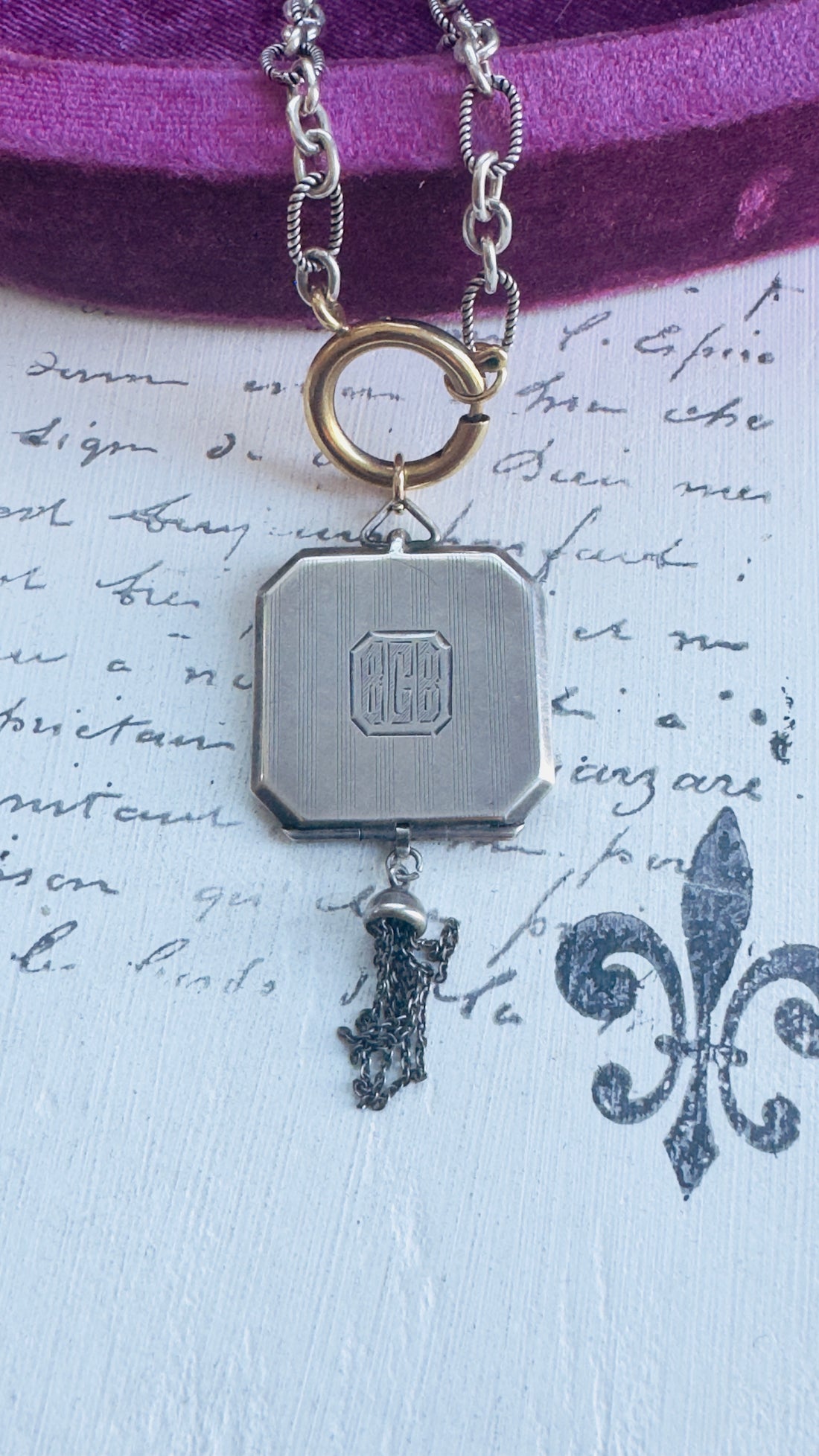 Art Deco Sterling Locket