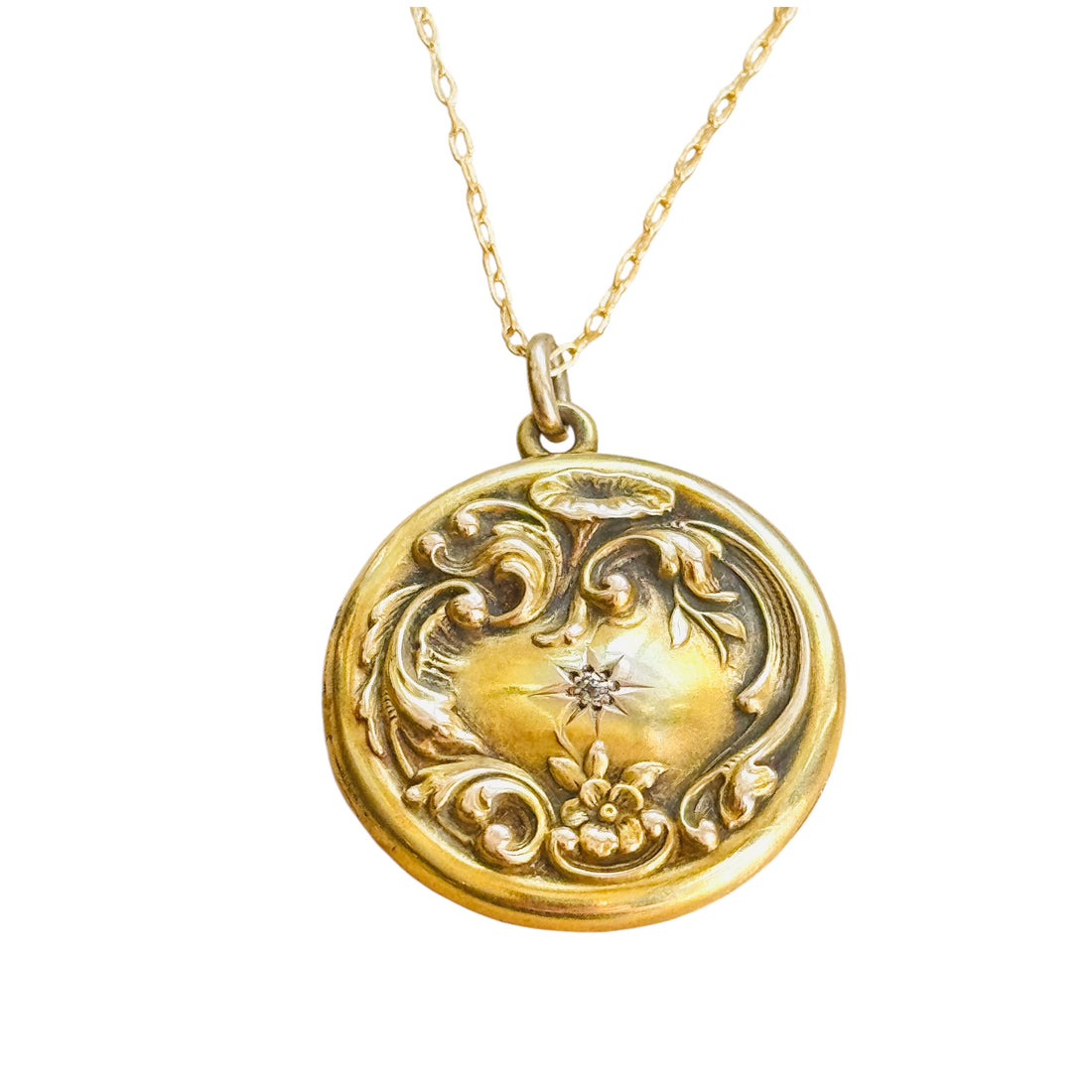 Art Noveau 14k Gold Locket