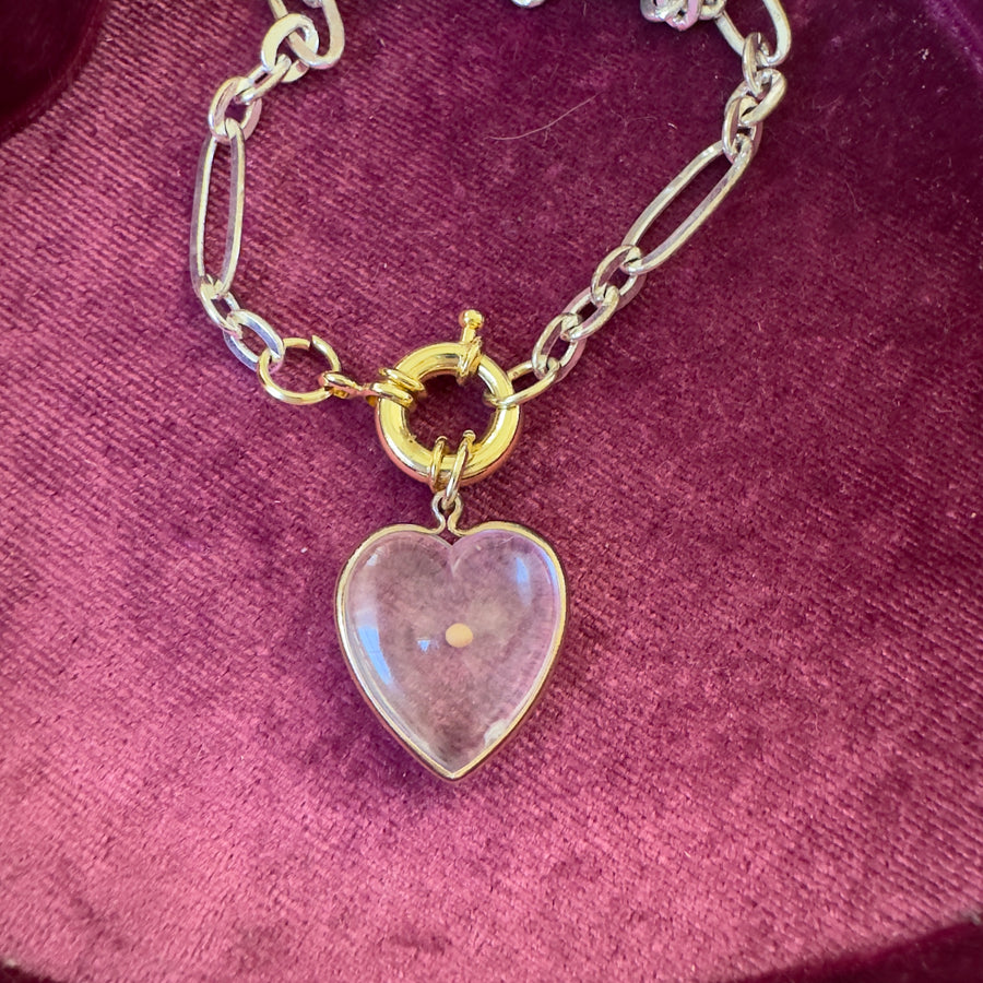 Mustard Seed Heart Pendant