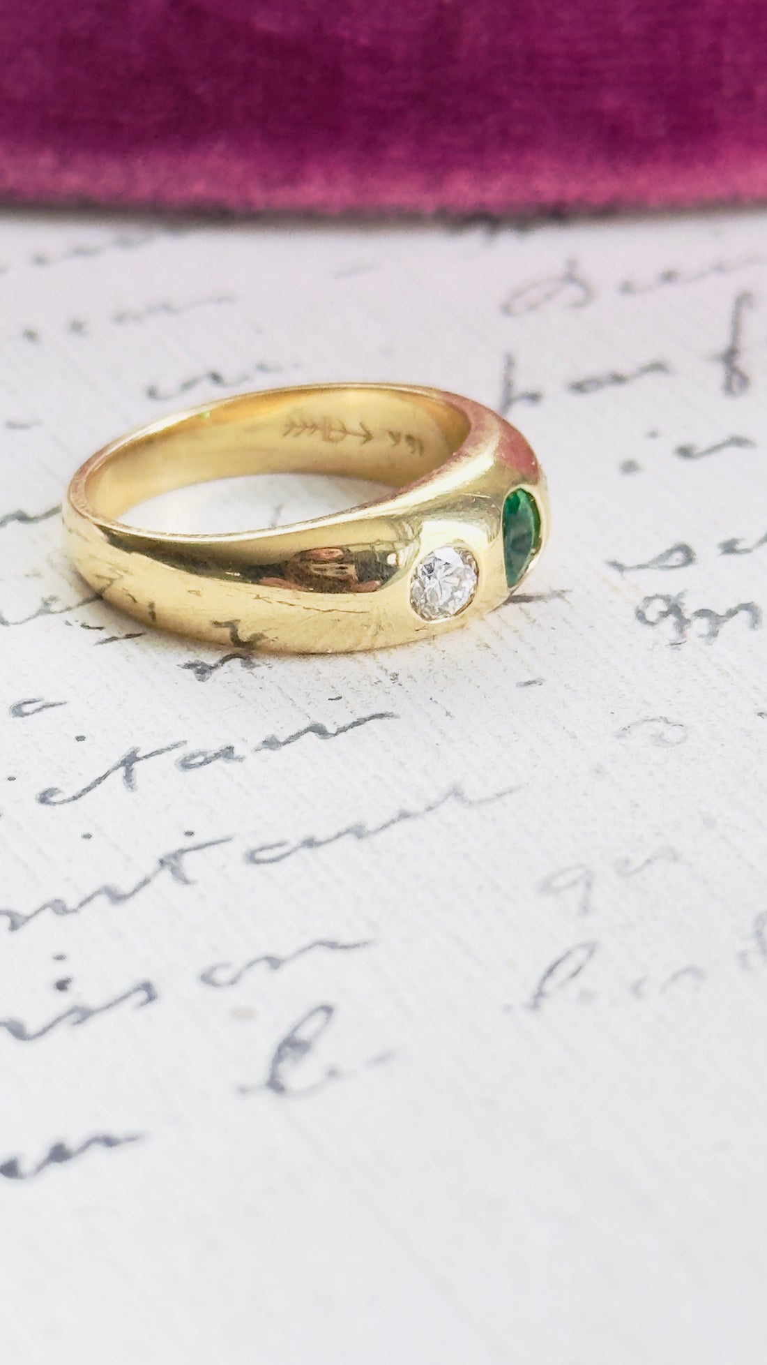 Cressarow Emerald Diamond Ring