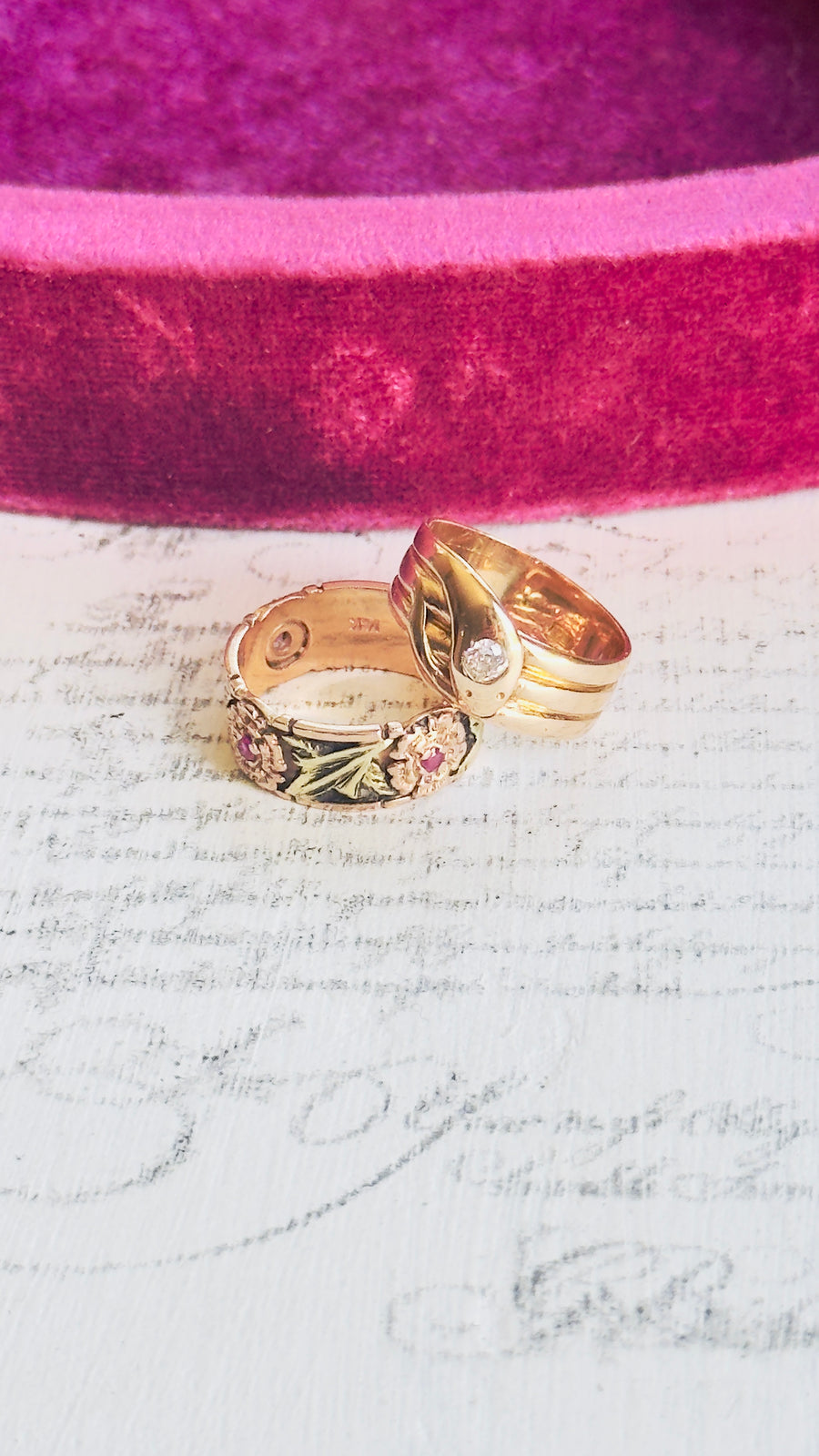 Victorian snake ring