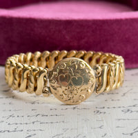 Vintage Carmen D.F.B. Co. Double Heart Sweetheart Expansion Bracelet