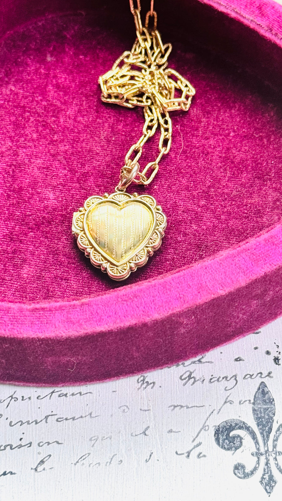 Gold Heart Locket