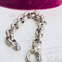 Modern sterling silver bracelet from hipV Modern Collection