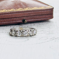 14k Gold Five-Stone Diamond Band