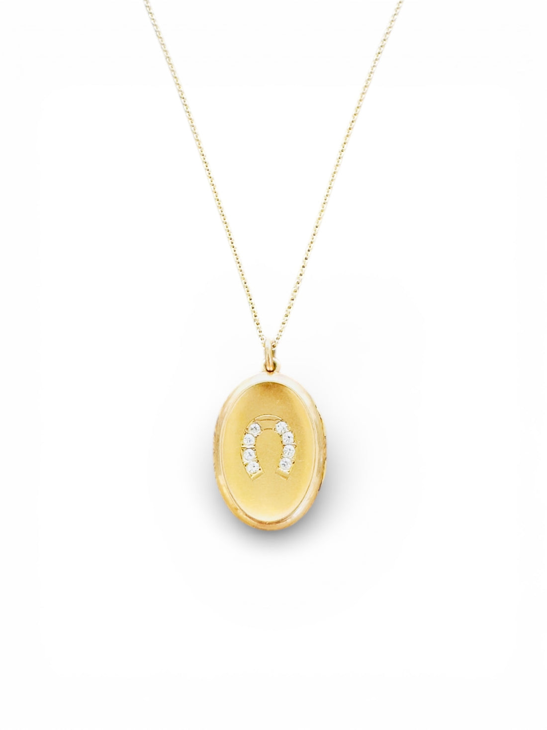 Equestrian Horseshoe Locket