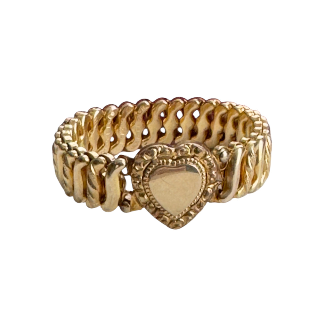 Vintage Carmen D.F.B. Co. Sweetheart Expansion Heart Bracelet
