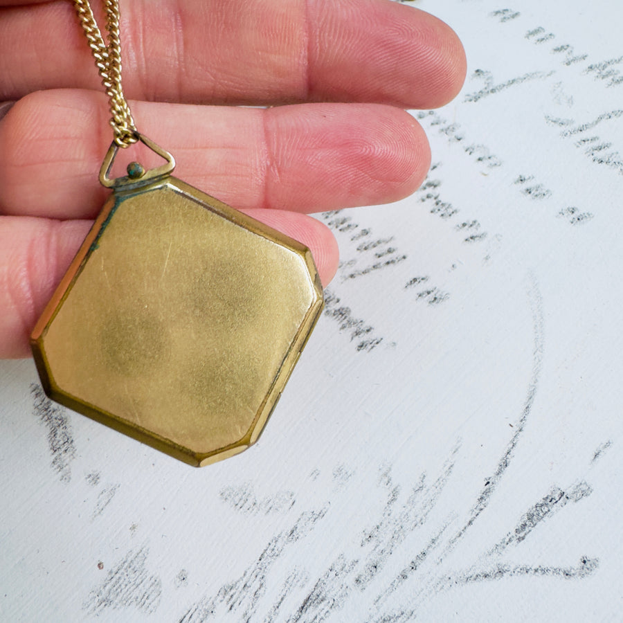 Antique Gold Monogram Locket