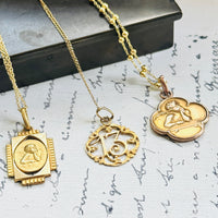French Lucky Number 13 Charm | 18k Gold