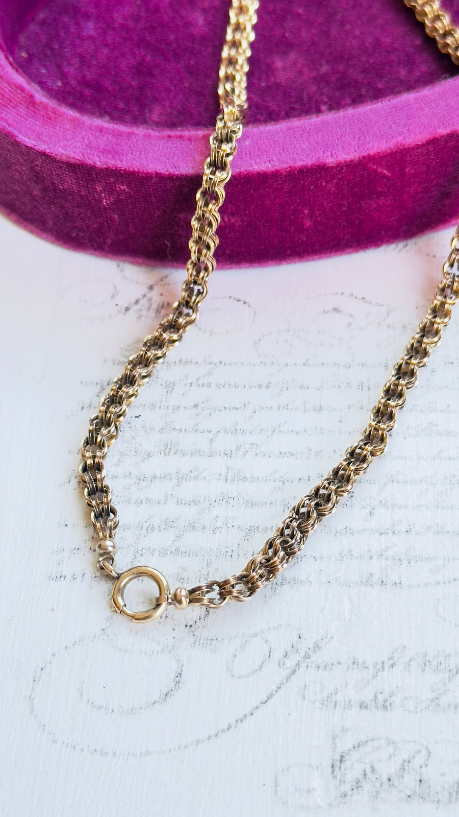 12K Gold Watch Chain