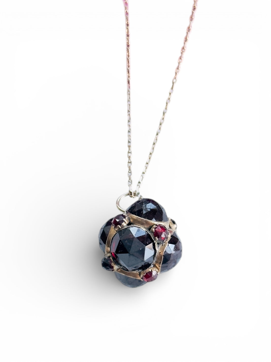 Faceted Garnet Necklace