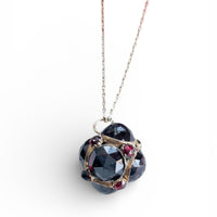 Faceted Garnet Necklace