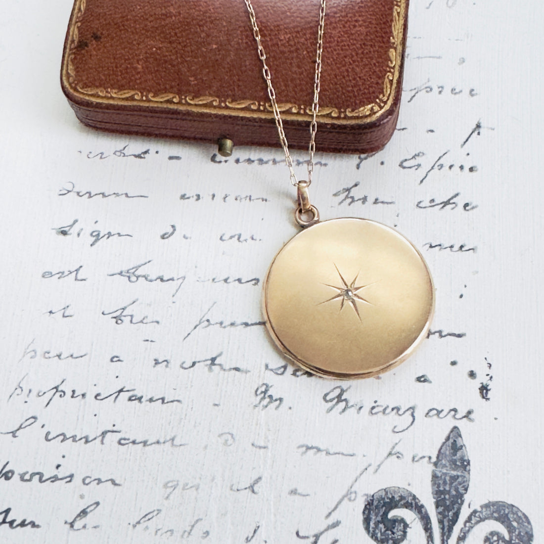 Gold Diamond Locket