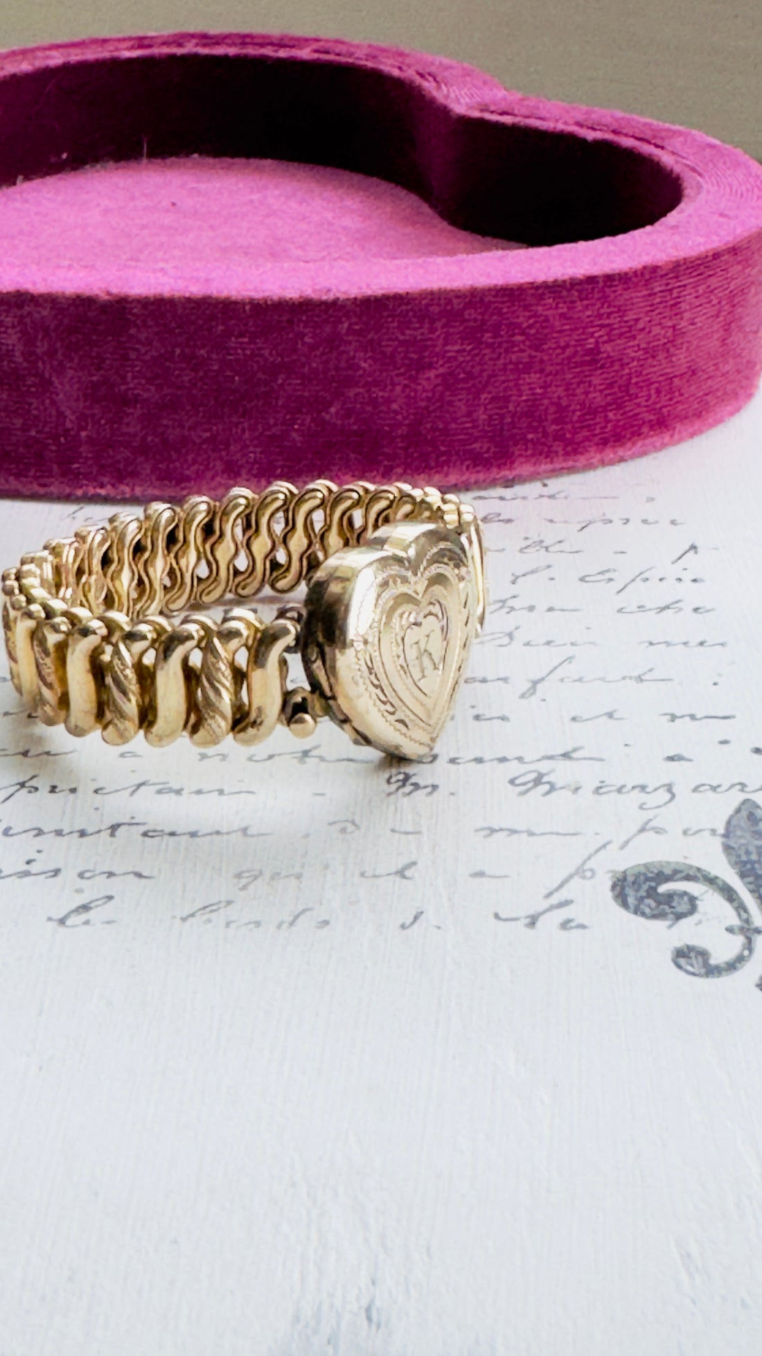 Antique Sweetheart expansion bracelet