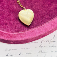 Back image of heart locket