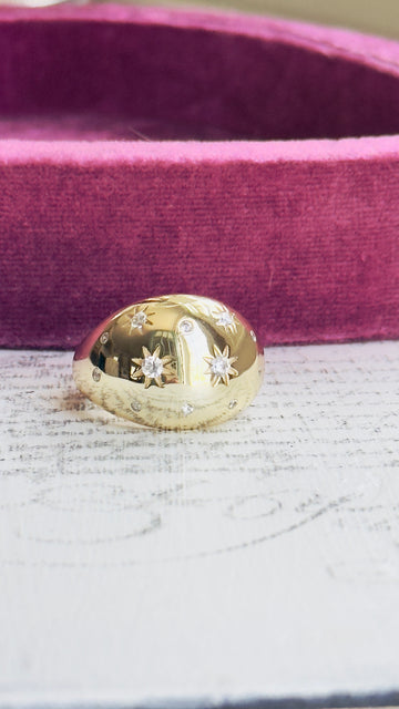 Celestial Stars Dome Ring