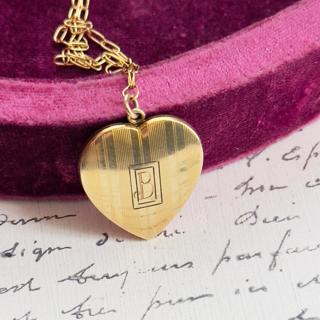 Art Deco Gold Locket