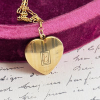 Art Deco Gold Locket