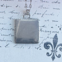 Monogram Sterling Silver Locket