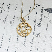 Original French Lucky Number 13 charm pendant paired with an 18-inch 14k gold chain, thoughtfully selected for modern wear.