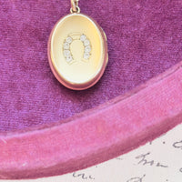 S.K.M & Co. Antique Horseshoe Locket