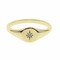 Starburst Signet Ring