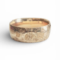 Gold stacking bracelet