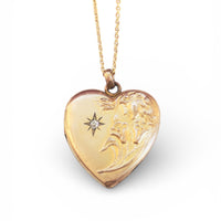 Starburst Heart Locket
