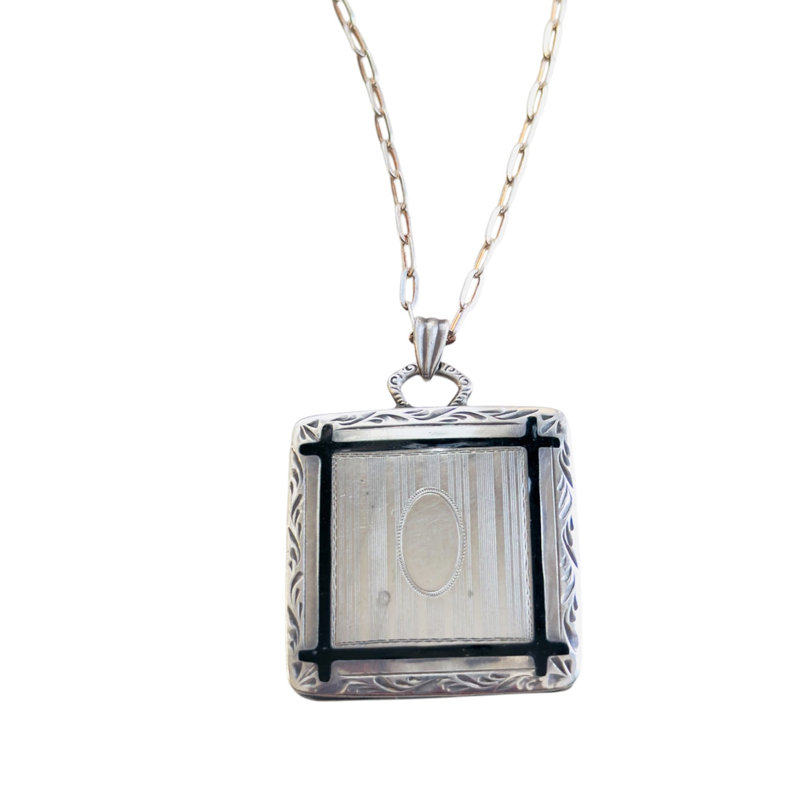 Sterling Silver Art Deco Locket