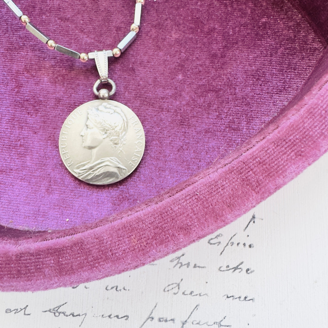 Sterling Silver Coin Necklace